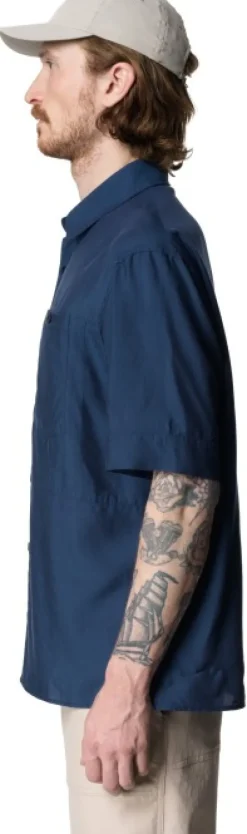 Houdini Flanelli- Ja Kauluspaidat^M's Tree Shortsleeve Shirt Big Blue Light