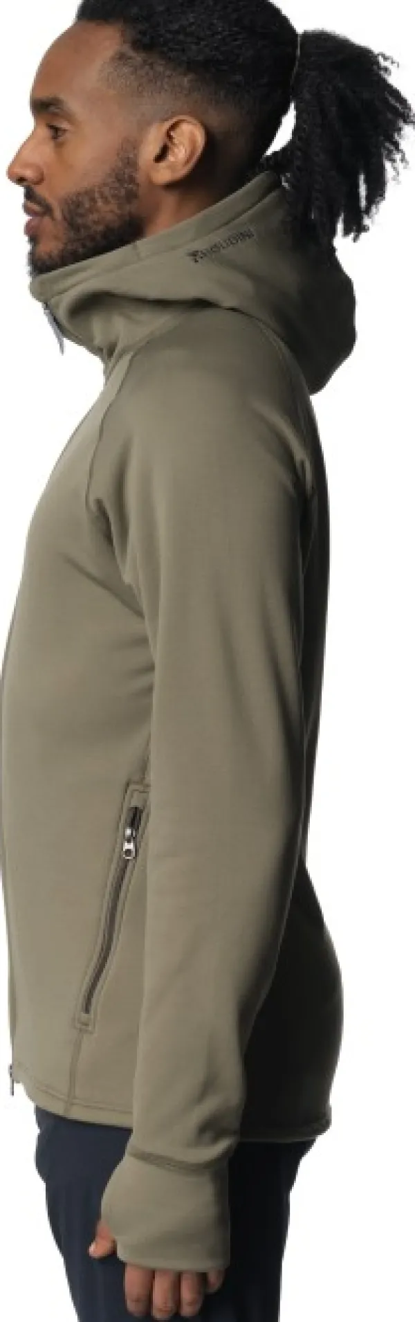 Houdini Hupparit, Fleecet Ja Välipaidat^Power Houdi huppari, vihreä