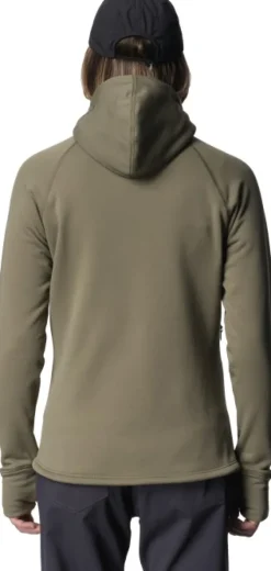 Houdini Power Houdi naisten huppari, vihreä| Hupparit, Fleecet Ja Välipaidat