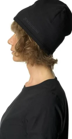 Houdini Päähineet, huivit ja kaulurit/Pipot Ja Lakit^Power Top Hat fleecepipo, musta