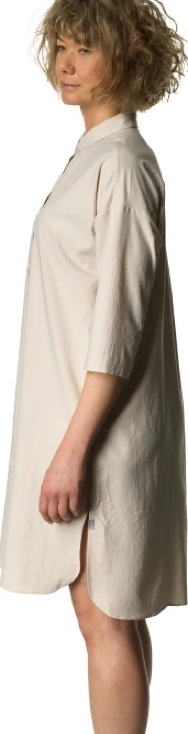 Houdini Route naisten paitamekko, valkoinen| Flanelli- Ja Kauluspaidat