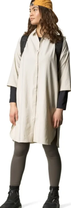 Houdini Route naisten paitamekko, valkoinen| Flanelli- Ja Kauluspaidat