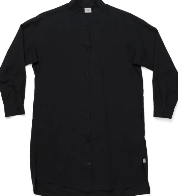 Houdini Tree Dress naisten paitamekko, musta| Flanelli- Ja Kauluspaidat