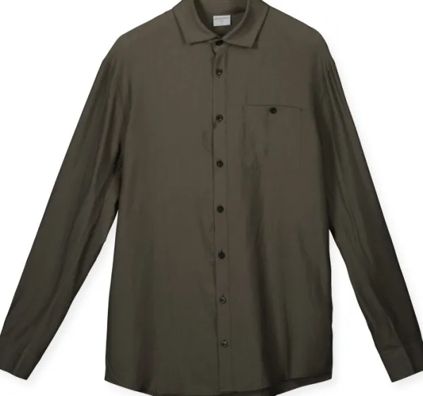 Houdini Tree pitkähihainen paita, vihreä| Flanelli- Ja Kauluspaidat