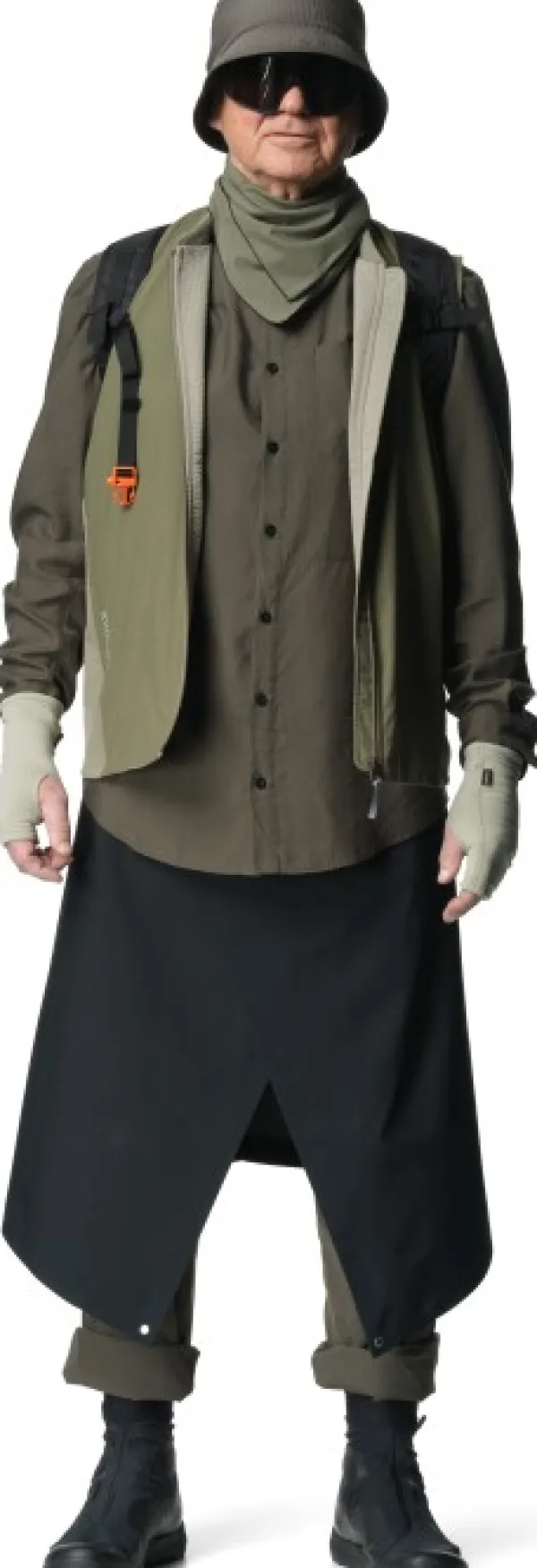 Houdini Tree pitkähihainen paita, vihreä| Flanelli- Ja Kauluspaidat