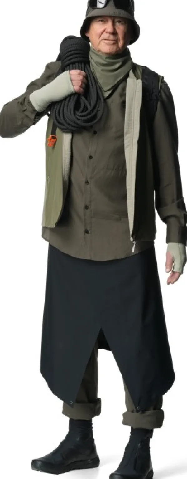 Houdini Tree pitkähihainen paita, vihreä| Flanelli- Ja Kauluspaidat