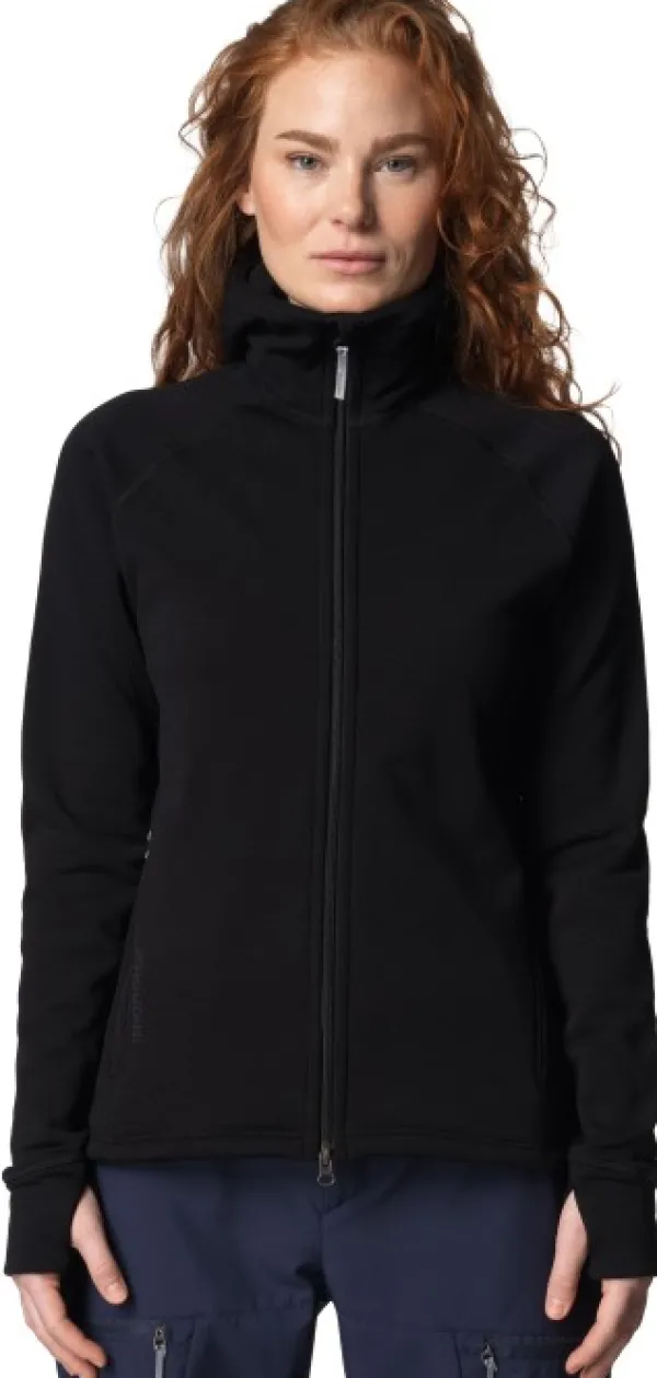 Houdini W's Power Houdi True Black| Hupparit, Fleecet Ja Välipaidat