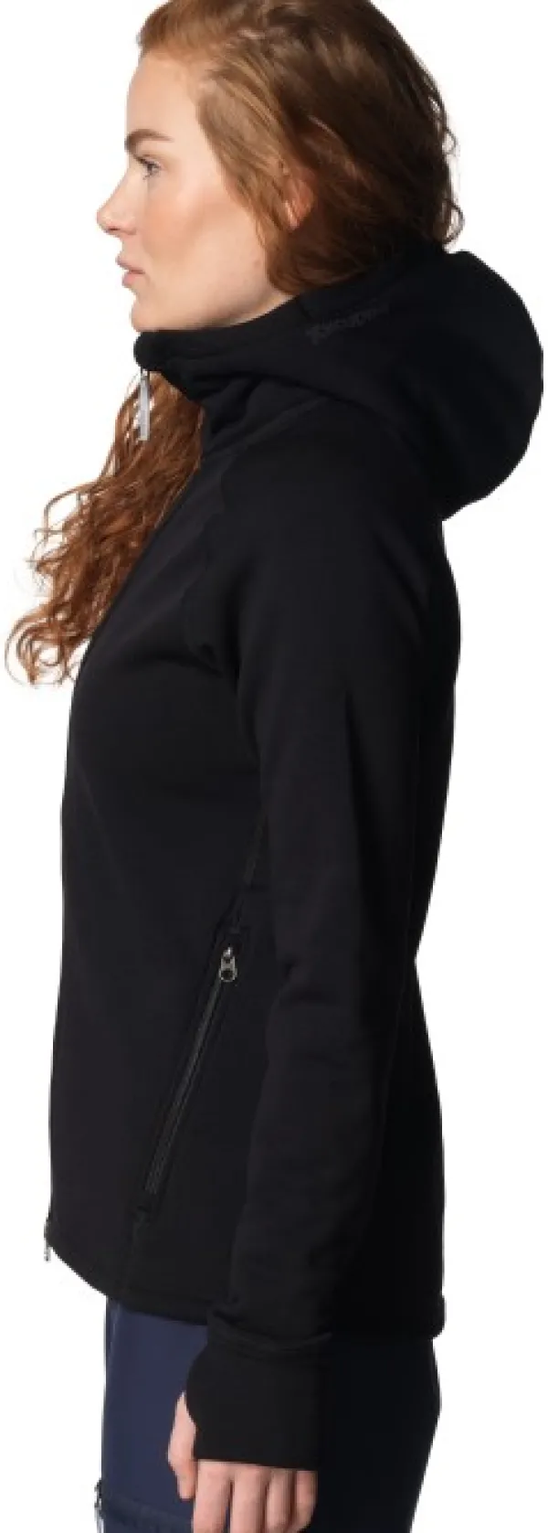 Houdini W's Power Houdi True Black| Hupparit, Fleecet Ja Välipaidat