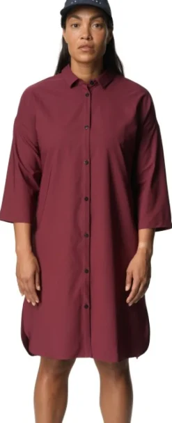 Houdini W's Route Shirt Dress Cab Red| Tunikat, Mekot Ja Hameet