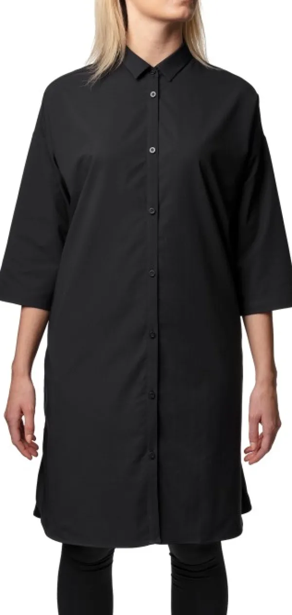 Houdini Flanelli- Ja Kauluspaidat^W's Route Shirt Dress True Black