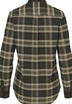 Härkila Aivak L/S Shirt naisten flanellipaita, Olive| Metsästyspaidat