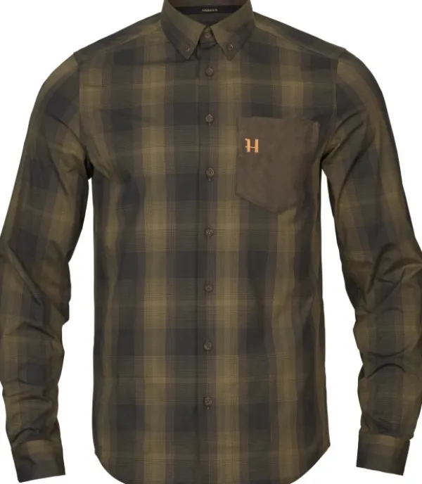 Härkila Metsästyspaidat^Akkan Shirt Willow Green/Shadow Brown