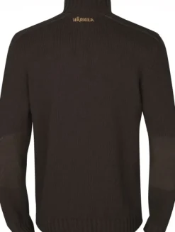 Härkila Annaboda 2.0 HSP Knit Pullover neulepusero, tummanruskea| Metsästysliivit/Fleeceliivit