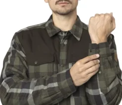 Härkila Metsästyspaidat^Asmund Insulated Wool Shirt paita, Willow Green/Phantom