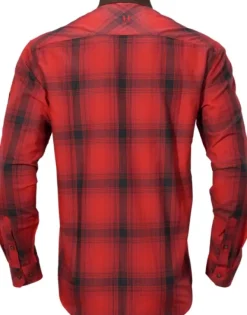Härkila Metsästyspaidat^Driven Hunt -flanellipaita, musta/punainen