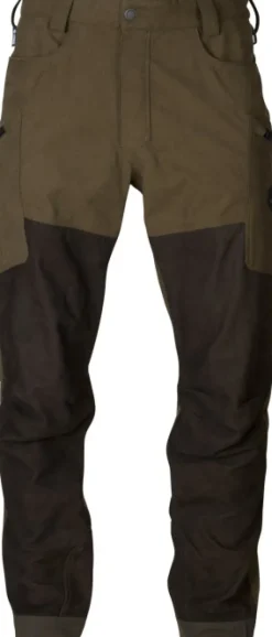 Härkila Driven Hunt HWS Leather Trousers metsästyshousut, Willow Green/Shadow Brown| Metsästyshousut/Nahkaiset Metsästyshousut