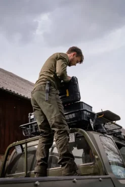 Härkila Retkeilyhousut^Fjell Trousers metsästyshousut, ruskea/harmaa