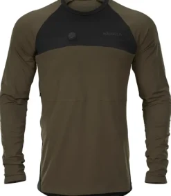 Härkila Heat L/S T-Shirt Willow Green/Black| Lämpövaatteet