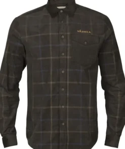 Härkila Metsästyspaidat^Kaldfjord Corduroy Check Shirt kauluspaita, ruskea
