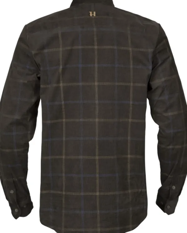 Härkila Metsästyspaidat^Kaldfjord Corduroy Check Shirt kauluspaita, ruskea