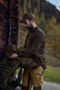 Härkila Metsästyspaidat^Kaldfjord Corduroy Check Shirt kauluspaita, ruskea