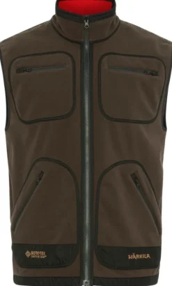 Härkila Liivit^Kamko Fleece Vest liivi, ruskea/punainen