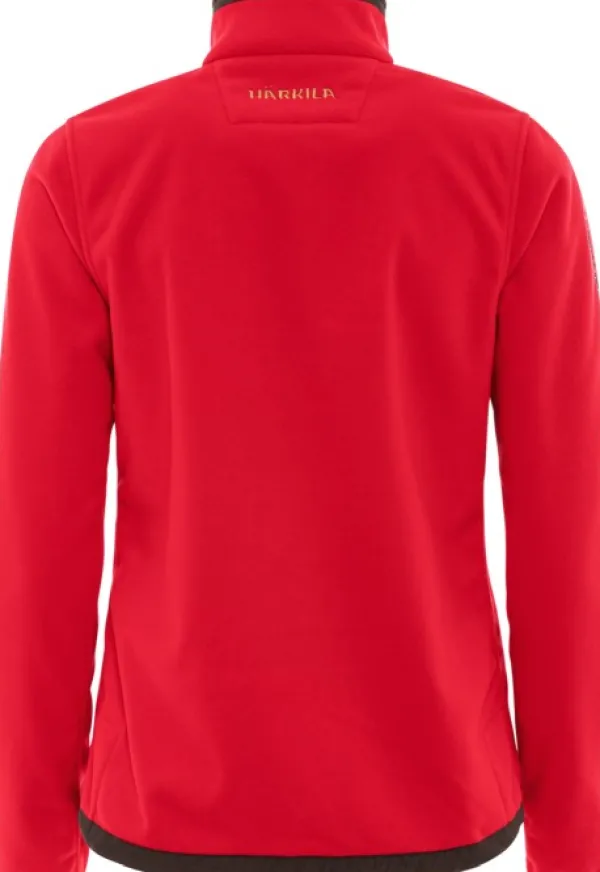 Härkila Naisten metsästysvaatteet/Naisten Metsästystakit^Kamko Fleece Women naisten kääntöfleecetakki, ruskea/punainen