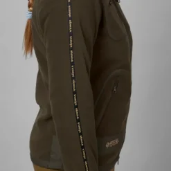 Härkila Naisten metsästysvaatteet/Naisten Metsästystakit^Kamko Fleece Women naisten kääntöfleecetakki, ruskea/punainen