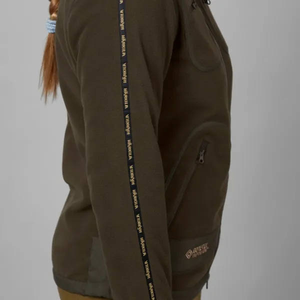 Härkila Naisten metsästysvaatteet/Naisten Metsästystakit^Kamko Fleece Women naisten kääntöfleecetakki, ruskea/punainen