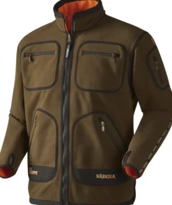 Härkila Koiranohjaajan Vaatteet^Kamko Windstopper Fleece Jacket Hunting Green/Orange Blaze