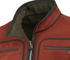 Härkila Koiranohjaajan Vaatteet^Kamko Windstopper -fleecetakki, punainen/ruskea