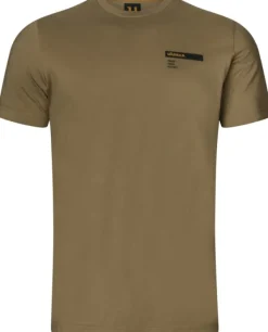 Härkila Logo Brand T-Shirt Dark Antique Bronze| T-paidat Ja Pikeepaidat