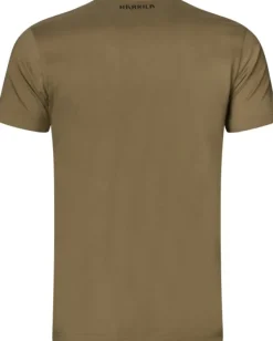 Härkila Logo Brand T-Shirt Dark Antique Bronze| T-paidat Ja Pikeepaidat
