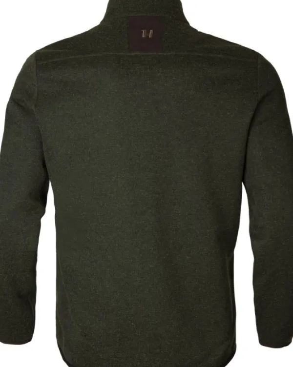 Härkila Metsästysliivit/Fleeceliivit^Metso Full Zip vetoketjullinen villapaita, tummanvihreä