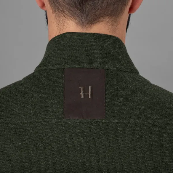 Härkila Metsästysliivit/Fleeceliivit^Metso Full Zip vetoketjullinen villapaita, tummanvihreä
