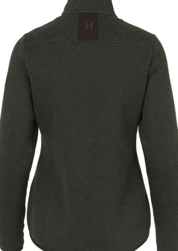 Härkila Metsästysliivit/Fleeceliivit^Metso Full Zip Women naisten villapaita, tummanvihreä