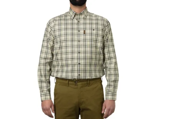 Härkila Milford Shirt kauluspaita, Beech Green Check| Metsästyspaidat