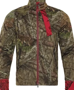 Härkila Koiranohjaajan Vaatteet^Moose Hunter 2.0 -fleecetakki, MossyOak Break-Up Country/Red
