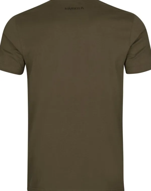 Härkila Metsästysliivit/Fleeceliivit^Nature S/S T-Shirt t-paita, tummanvihreä