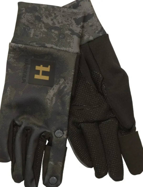 Härkila NOCTYX Camo Fleece Glove metsästyskäsineet, AXIS MSP®Black| Camovaatteet