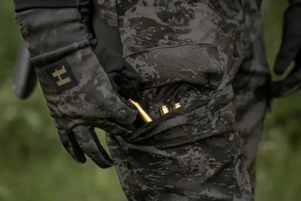 Härkila NOCTYX Camo Fleece Glove metsästyskäsineet, AXIS MSP®Black| Camovaatteet