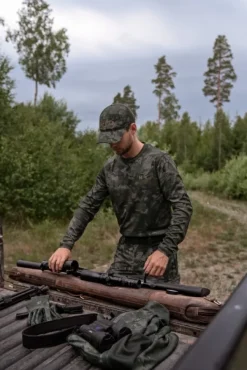 Härkila NOCTYX Camo L/S T-Shirt pitkähihainen paita, AXIS MSP®Black| Camovaatteet
