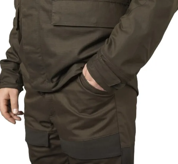 Härkila Nordic Hunter HWS Trousers metsästyshousut, tummanvihreä/ruskea| Metsästyshousut/Vedenpitävät Metsästyshousut