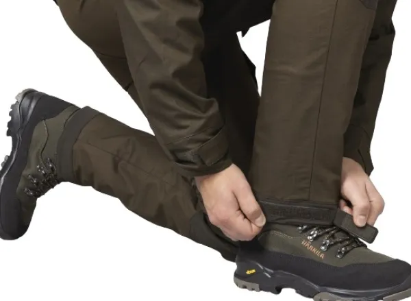 Härkila Nordic Hunter HWS Trousers metsästyshousut, tummanvihreä/ruskea| Metsästyshousut/Vedenpitävät Metsästyshousut