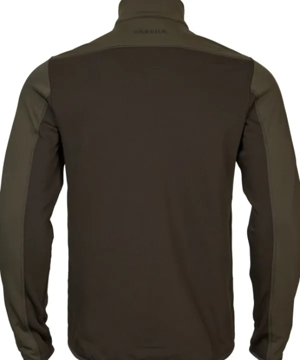 Härkila Olaf Fleece Jacket Shadow Brown/Forest Night| Metsästysliivit/Fleeceliivit