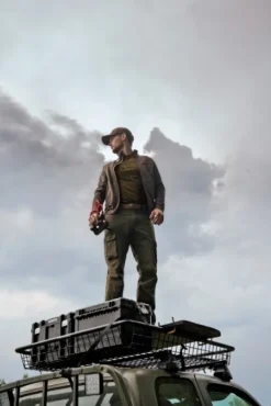 Härkila Olaf Fleece Jacket Shadow Brown/Forest Night| Metsästysliivit/Fleeceliivit