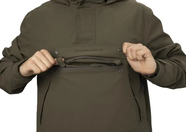 Härkila Metsästystakit/Anorakit Metsälle^Orton Tech HWS Packable Smock anorakki, tummanvihreä
