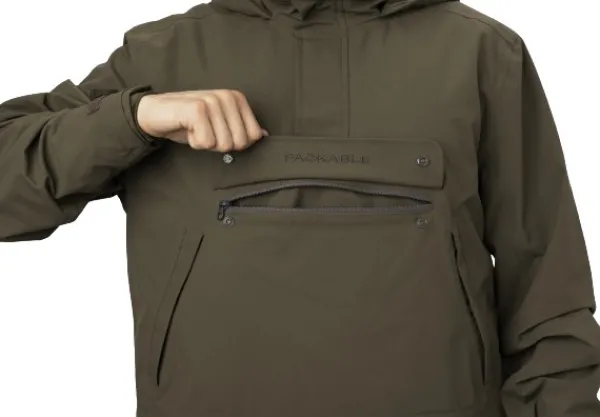 Härkila Metsästystakit/Anorakit Metsälle^Orton Tech HWS Packable Smock anorakki, tummanvihreä