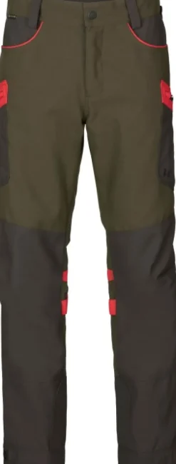 Härkila Pro Hunter Dog Keeper GTX Trousers Willow housut, vihreä/oranssi| Koiranohjaajan Vaatteet