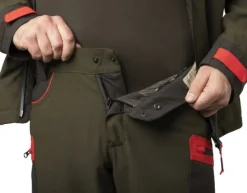 Härkila Pro Hunter Dog Keeper GTX Trousers Willow housut, vihreä/oranssi| Koiranohjaajan Vaatteet